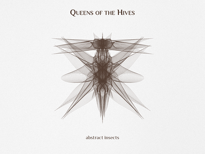 Queens of the Hives abstract art abstract design adobe illustration behance project blending design graphic design illustration illustration art illustrator design insects line art shapes vector