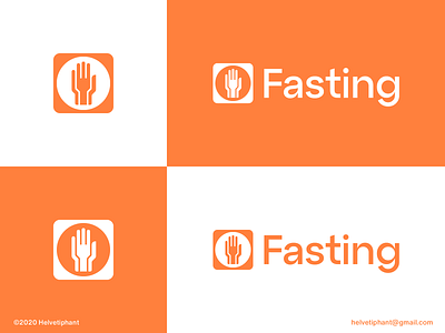 Fasting - logo concept