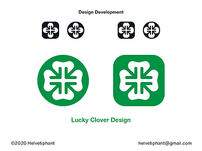 Lucky Clover & Arrows - logo concept