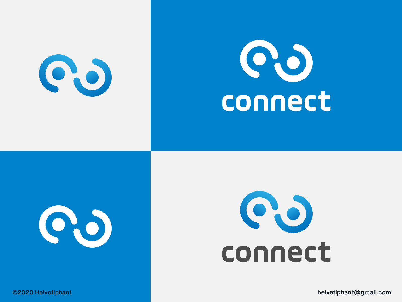 connect logo design