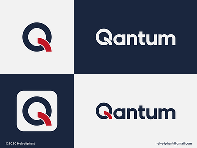 Quantum - logo concept brand design brand designer branding creative logo geometric logo icon logo logo design logo design concept logo designer logotype q letter logo q logo quantum typography wordmark