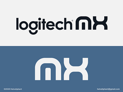 Logitech MX - logo concept brand design brand designer branding custom lettering logitech logitech mx logo logo design logo design concept logo designer logotype mx logo typography wordmark