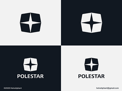 Polestar - logo concept brand design brand designer branding creative logo icon logo logo design logo design concept logo designer logomark logotype minimalist logo negative space logo northstar polestar star logo