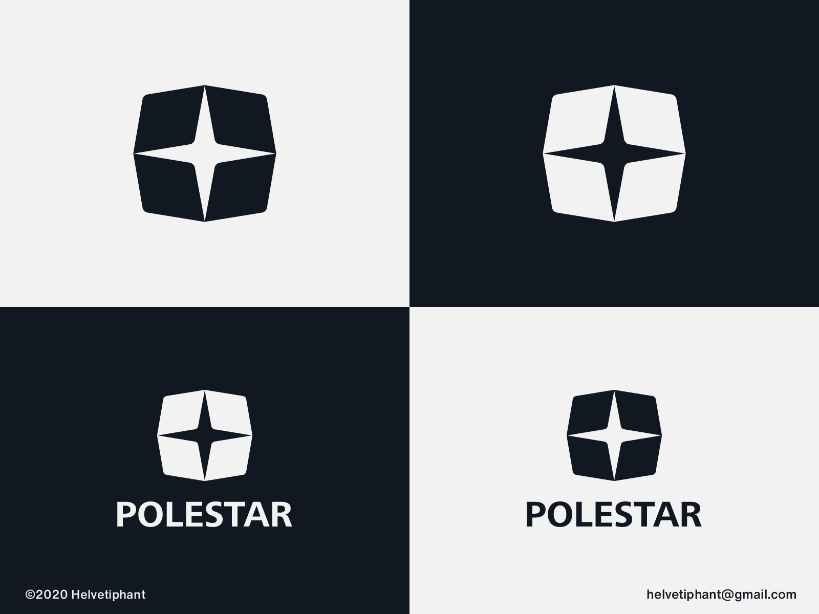 Polestar logo concept by Helvetiphant™ on Dribbble