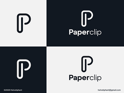 Paperclip - logo concept