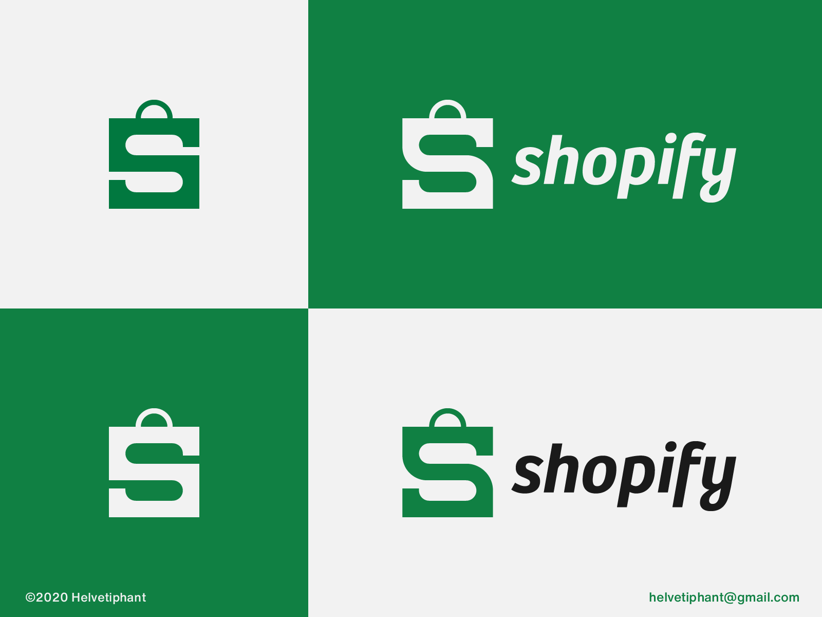 Shopify by Helvetiphant™ on Dribbble