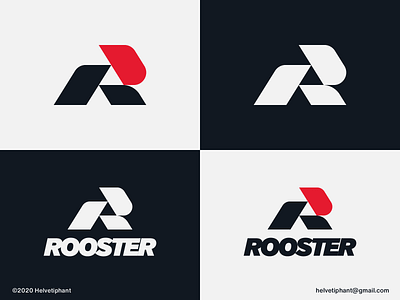 Rooster - logo concept abstract logo brand design brand designer branding creative logo icon lettermark logo logo logo design logo design concept logo designer logotype minimalist logo modern logo r letter logo rooster logo typography