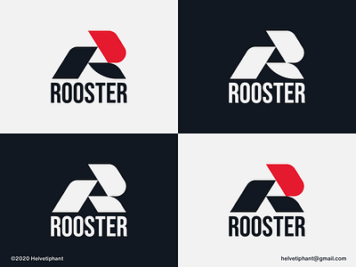 Rooster 2 - logo concepts abstract logo brand design brand designer branding creative logo icon logo logo design logo design concept logo designer logotype minimalist logo r letter logo rooster logo typography