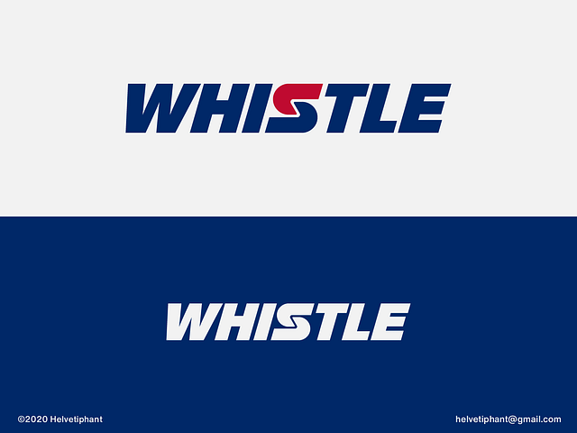 Whistle - logo concept by Helvetiphant™ on Dribbble