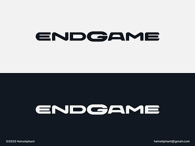 Endgame - wordmark concept brand design brand designer branding creative logo endgame logo logo design logo design concept logo designer logotype typography wordmark wordmark logo