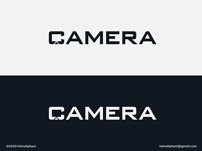 Camera - wordmark concept brand design brand designer branding camera logo creative logo expressive typography logo logo design logo design concept logo designer logotype negative space logo typography wordmark logo