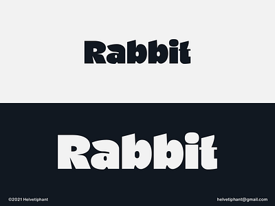 Rabbit - wordmark concept