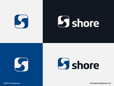 shore - logo concept brand design brand designer branding coast creative logo icon lettermark logo logo design logo design concept logo designer minimalist logo modern logo negative space logo s letter logo shore water waves