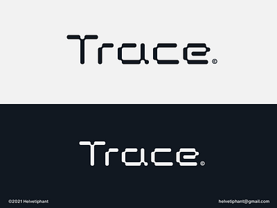 Trace - wordmark design