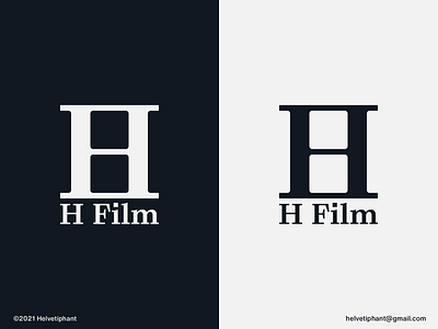 H Film - logo concept brand design brand designer branding creative logo custom logo film h letter logo icon lettermark logo logo logo design logo design concept logo designer minimalist logo movies typography