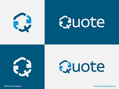 Quote - wordmark concept apostrophe brand design brand designer branding creative design creative logo design inspiration expressive typography logo logo design logo design concept logo designer logotype minimalist logo modern logo quote typography wordmark logo