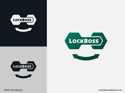 LockBoss brand design brand designer branding creative logo face logo icon key logo lock logo logo logo design logo designer modern logo security logo smile sunglasses