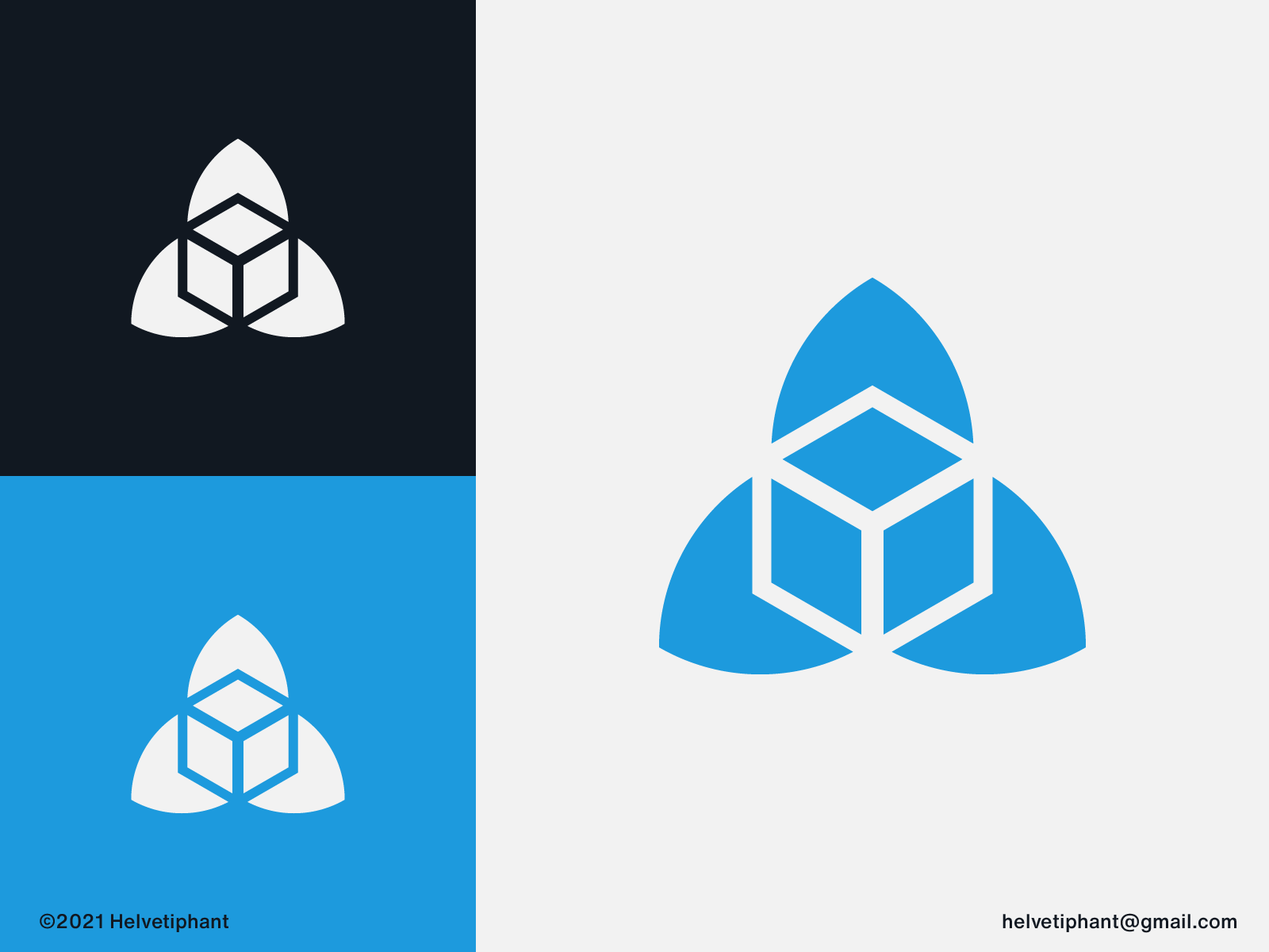 Tripack - logo concept by Helvetiphant™ on Dribbble