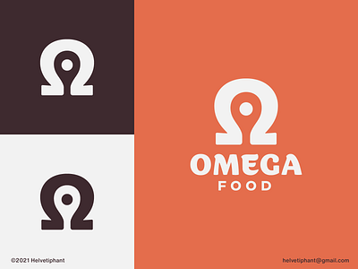 Omega Food Logo Concept By Helvetiphant On Dribbble