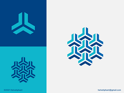 Interchain - logo concept blockchain brand design branding creative logo crypto custom logo design inspiration geometric logo hexagon logo icon logo logo design logo design ideas logo designer mark modern logo pattern logo