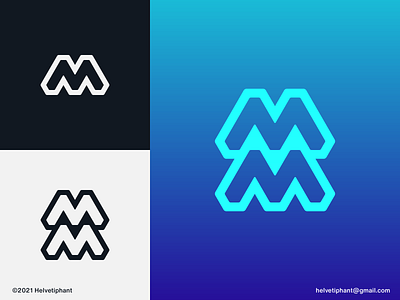 monogram MM by Yuri Kartashev on Dribbble