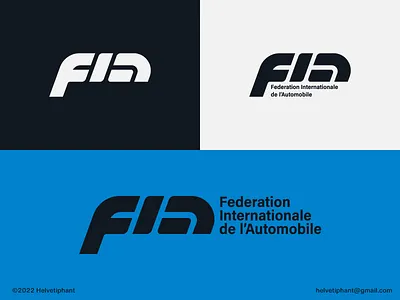 FIA - Logo Proposal bold logo brand design branding creative logo custom letter design custom logo driver fia formula one helmet logo icon logo logo concept logo design logo designer logotype minimalist logo modern logo racing typography