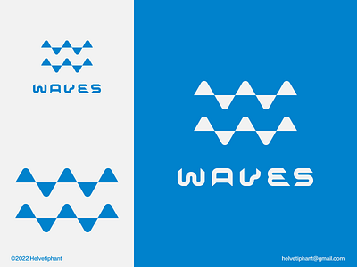 Waves - Logo Concept bold logo brand design branding corporate logo creative logo custom logo icon logo logo design logo design concept logo designer logotype minimalist logo modern logo negative space logo pattern logo technology logo typography w lettermark logo waves logo