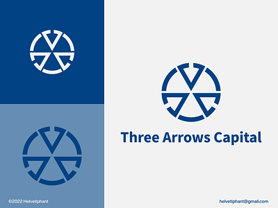 Three Arrows Capital - Logo Redesign Proposal arrows logo blockchain brand design branding creative logo crypto logo finance logo geometric logo icon logo logo design logo designer logotype minimalist logo modern logo redesign proposal typography