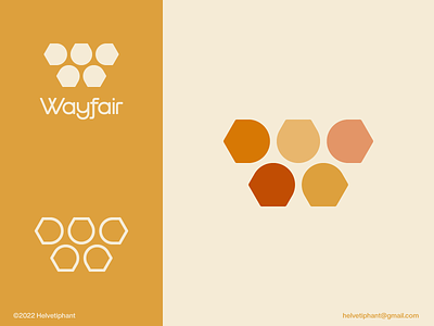 Wayfair - Logo Redesign Proposal bold logo brand design branding creative logo exclusive logo design geometric logo hexagonal logo icon lettermark logo logo logo concept logo design logo designer logo proposal logotype minimalist logo modern logo pattern logo typography w letter logo