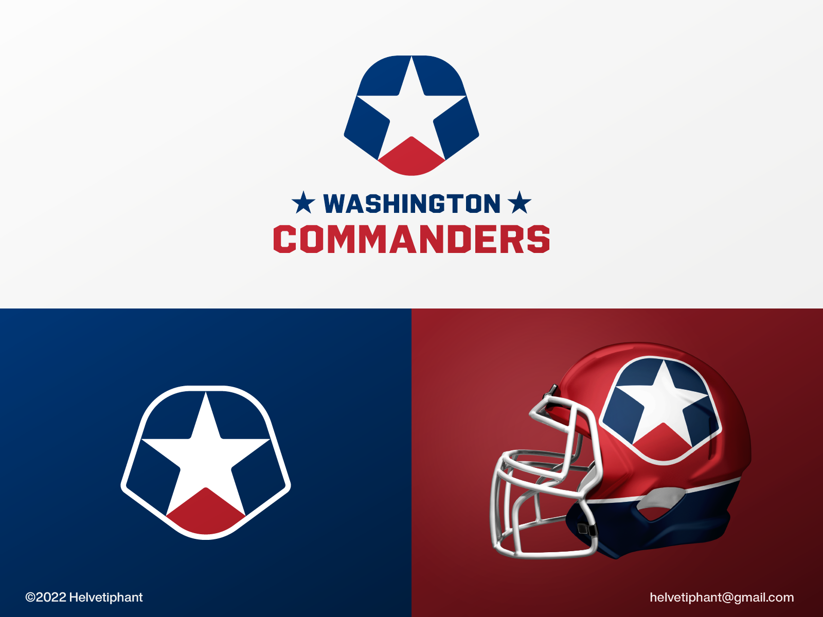 Washington Commanders - Logo Proposal by Helvetiphant™ on Dribbble