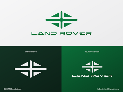 Land Rover - logo redesign proposal arrows logo automotive industry brand design branding car brand logo car manufacturer english flag flag logo icon land rover logo logo design logo designer logotype minimalist design minimalist logo modern logo redesign proposal typography