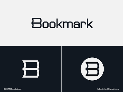 Bookmark - logo concept