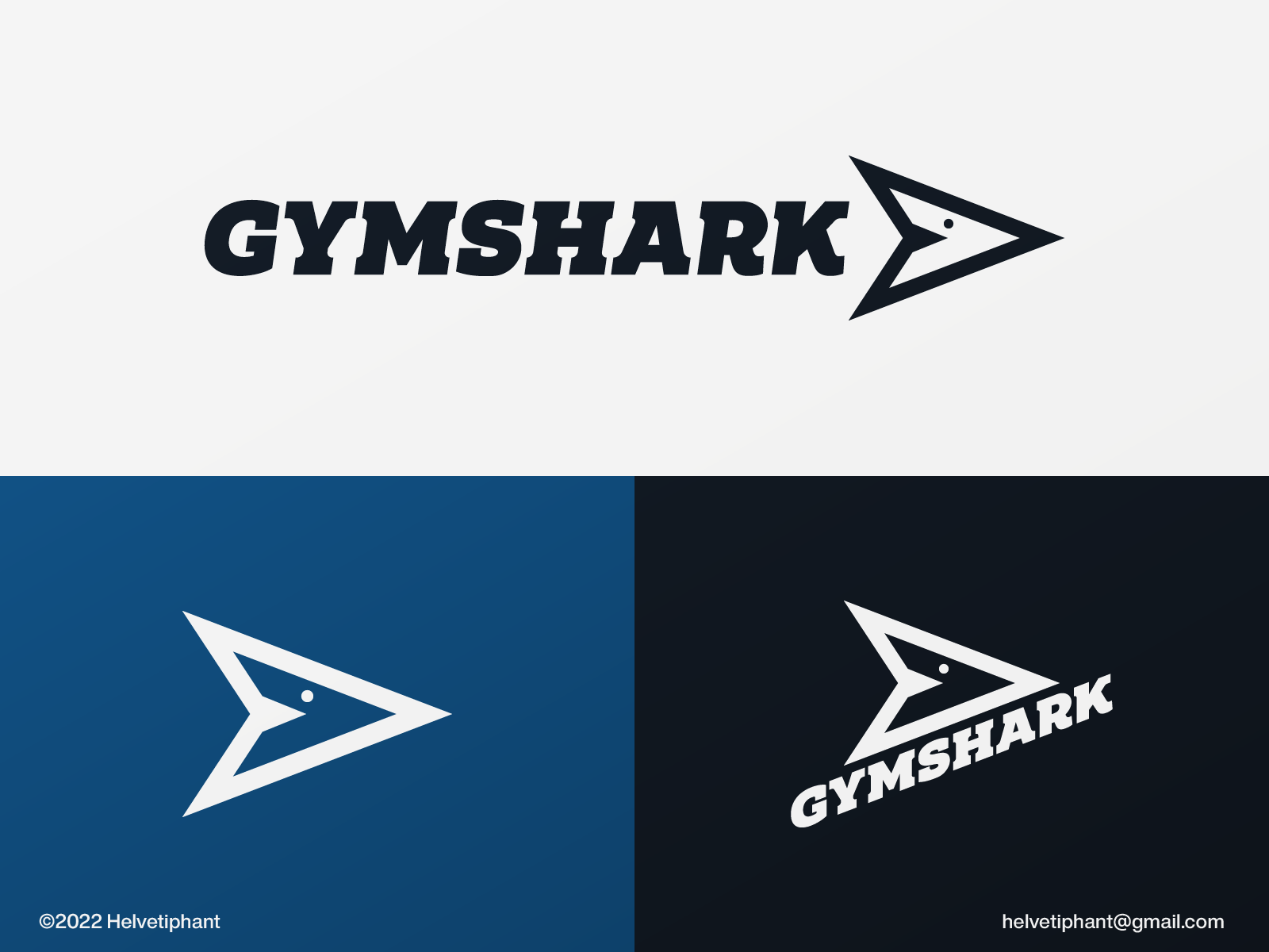 Gymshark - logo concept by Helvetiphant™ on Dribbble
