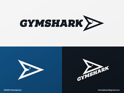 Gymshark - logo concept adaptive logo animal logo arrows logo brand design branding creative logo dynamic logo exclusive logo icon logo logo design logo designer logotype mark modern logo negative space logo shark logo sports logo sportswear logo typography