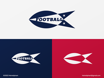 Football Rocket 2 - logo concept arrows logo brand design branding dynamic logo flag football logo football logo geometric logo icon logo logo concept logo design minimalist logo modern logo negative space logo nfl logo rocket logo sports logo