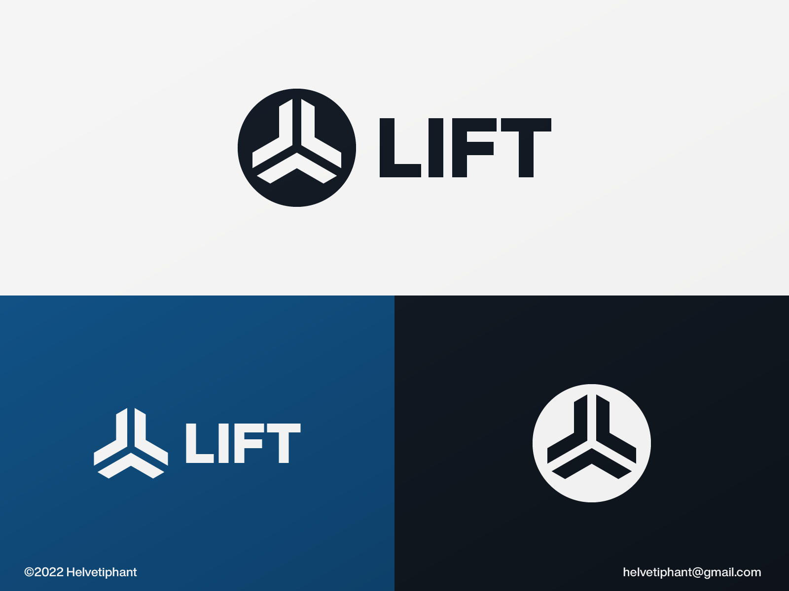 Lift - logo concept by Helvetiphant™ on Dribbble