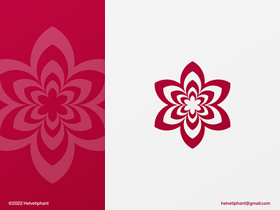 Fleury - flower mark abstract logo brand design branding flower logo flower mark hypnotic logo icon logo logo design logo designer mark minimalist logo modern logo negative space logo pattern logo radial logo repetitive logo