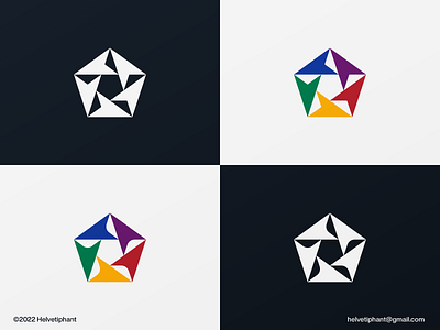 5 Star Pentrigon - logo concept 10 arrows logo 5 arrows logo abstract logo arrows logo brand design branding geometric logo icon logo logo design logo designer minimalist logo modern logo negative space logo pentagon logo star logo timeless logo unique logo