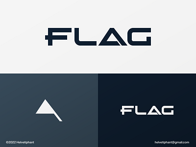 Flag - logo concept brand design branding creative logo custom eletter design custom type design flag logo hidden meaning logo icon logo logo concept logo design logotype meaningful logo modern logo negative space logo semantic type logo semantic typography timeless logo typography wordmark logo