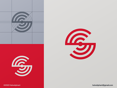 S radar - letter mark abstract logo brand design branding geometric logo design icon letter mark logo letter s logo logo logo design logo design grid logo designer logotype minimalist logo modern logo pattern logo radar logo radial logo sonar logo typography