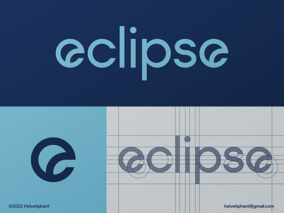 eclipse - A abstract logo brand design branding creative logo custom letter logo eclipse logo exclusive logo icon letter e logo letter mark logo logo logo design logo design grid logo designer logotype minimalist logo modern logo semantic typography logo typography word mark logo