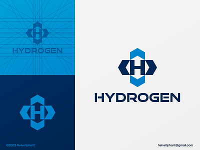 Hydrogen - Letter Mark Concept
