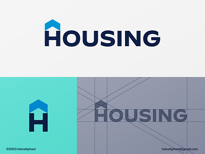 Housing - word mark arrows logo brand design branding construction logo creative logo financing logo house logo housing logo icon letter h logo letter mark logo logo logo design logotype minimalist logo modern logo negative space logo real estate logo typography word mark logo