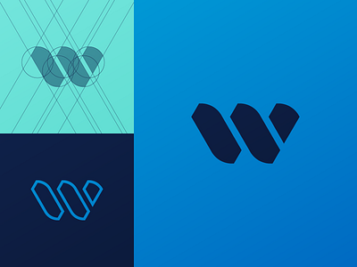 W - letter mark blockchain logo brand design branding crypto logo custom letter logo dynamic logo exclusive logo icon letter w logo logo logo concept logo design logo design grid logotype minimalist logo modern logo tech logo typography wavy logo web 3 logo