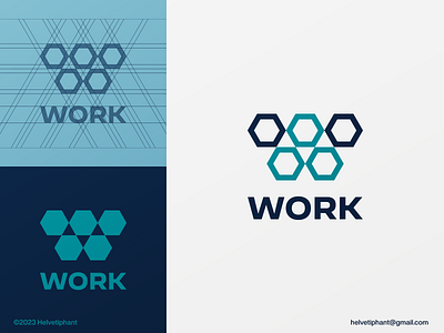 Work - W Hexagons - Letter Mark Design