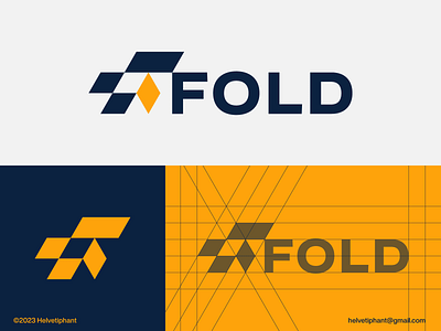 Fold - F letter mark