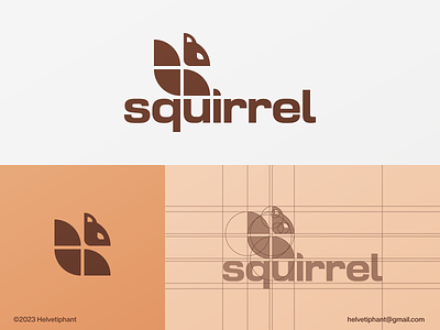 Squirrel - minimalist design