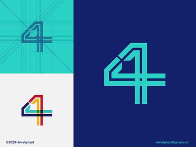 4 ones bold design concepts brand design branding creative logo design design ideas design inspiration design repetition design thinking graphic design icon logo logo design logo design grid logotype minimalist logo modern logo number 4 design number one design numberphile typography