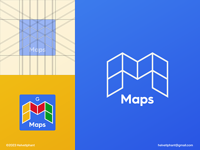 Maps M - letter mark version 2