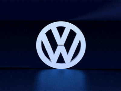 Das Volksmännchen™ - GIF 3d blender logo volkswagen vw